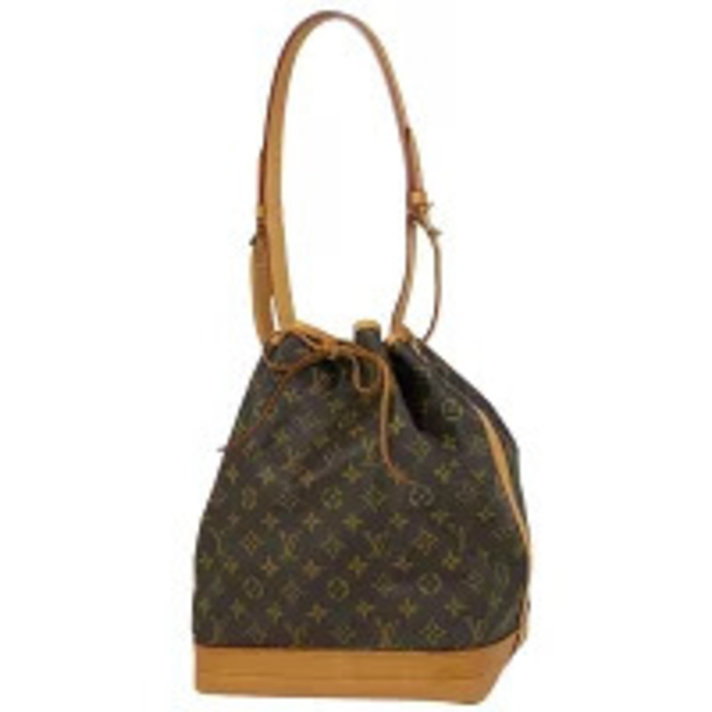 Louis Vuitton Noe Hobo Drawstring Shoulder Bag Monogram Brown